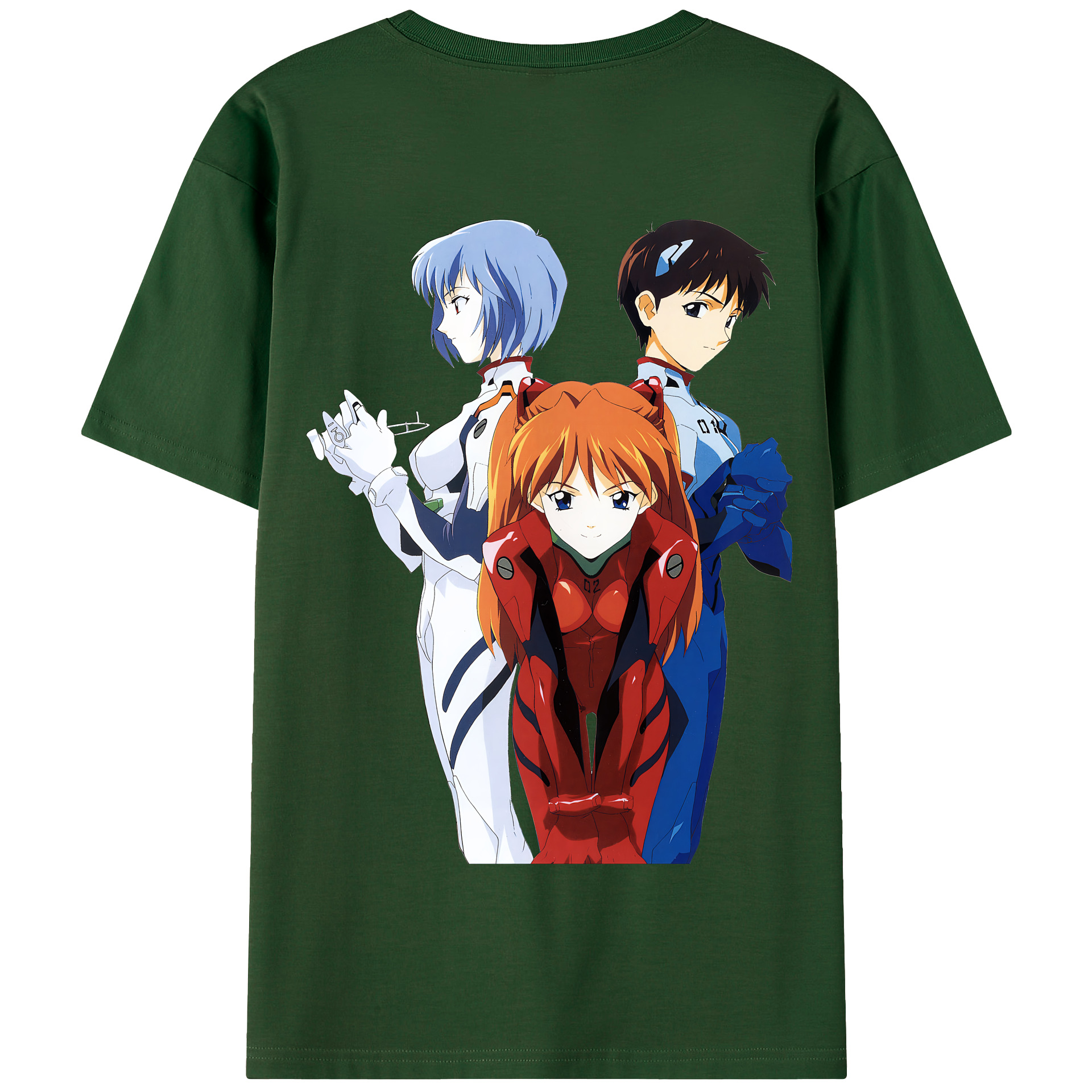 （画像用） EVA 新世紀エヴァンゲリオン 綿100％半袖Tシャツ（背面プリント）